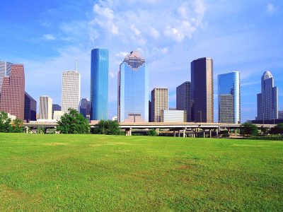 Houston, Texas, USA --- Houston Skyline --- Image by © Royalty-Free/Corbis